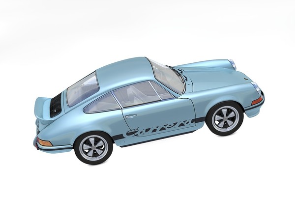 porsche 911 carrera rs 3d model - Porsche 911 Carrera RS 1973 by TiRex3D
