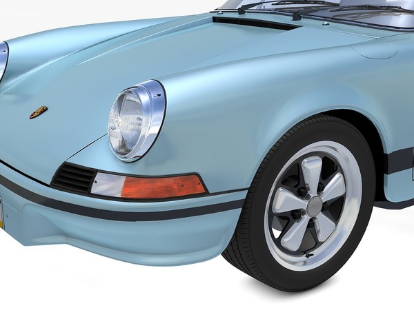 porsche 911 carrera rs 3d model - Porsche 911 Carrera RS 1973 by TiRex3D
