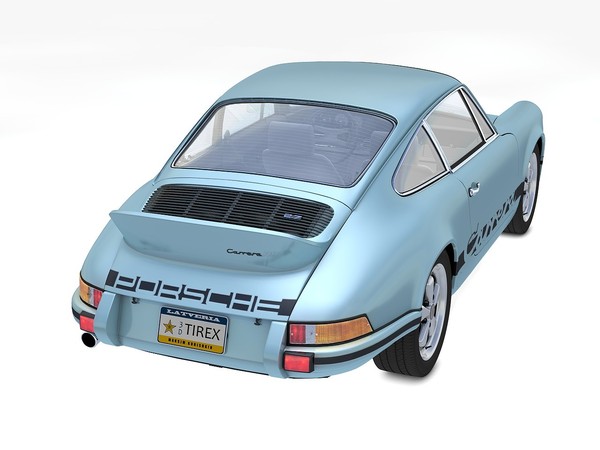 porsche 911 carrera rs 3d model - Porsche 911 Carrera RS 1973 by TiRex3D