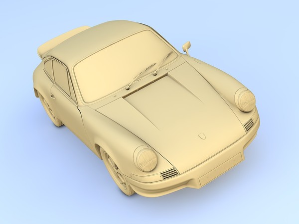 porsche 911 carrera rs 3d model - Porsche 911 Carrera RS 1973 by TiRex3D
