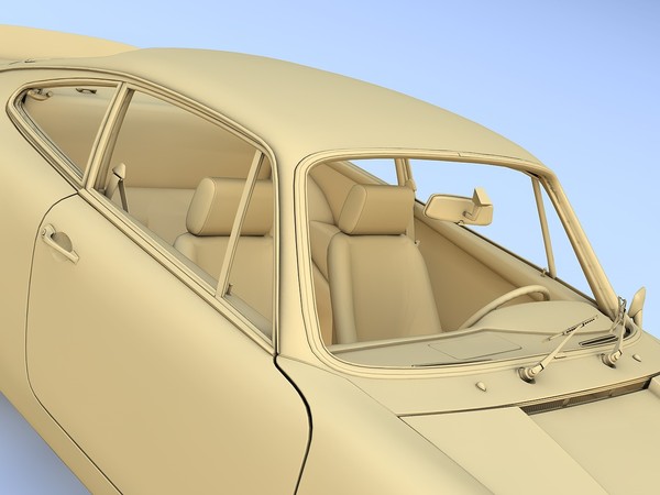 porsche 911 carrera rs 3d model - Porsche 911 Carrera RS 1973 by TiRex3D