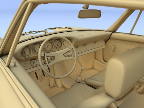 porsche 911 carrera rs 3d model - Porsche 911 Carrera RS 1973 by TiRex3D
