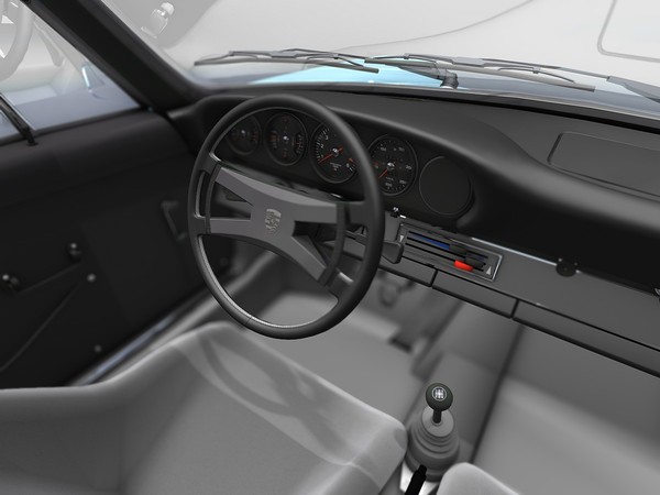 porsche 911 carrera rs 3d model - Porsche 911 Carrera RS 1973 by TiRex3D