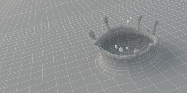 milk drop 3d model - Milk Drop by mmvis