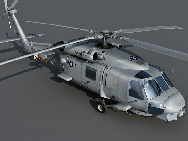 3d model sh-60 seahawk - SH-60 Seahwak 3d model by Eric.Levi