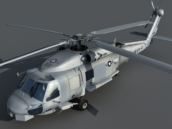 3d model sh-60 seahawk - SH-60 Seahwak 3d model by Eric.Levi