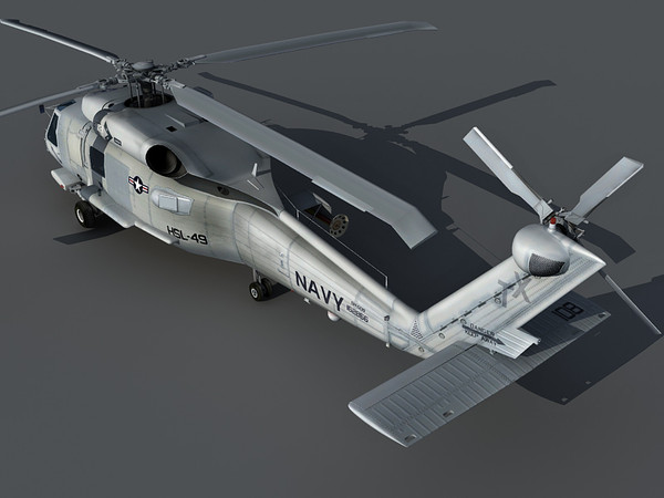 3d model sh-60 seahawk - SH-60 Seahwak 3d model by Eric.Levi