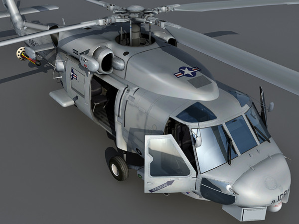 3d model sh-60 seahawk - SH-60 Seahwak 3d model by Eric.Levi
