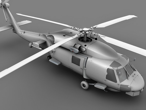 3d model sh-60 seahawk - SH-60 Seahwak 3d model by Eric.Levi