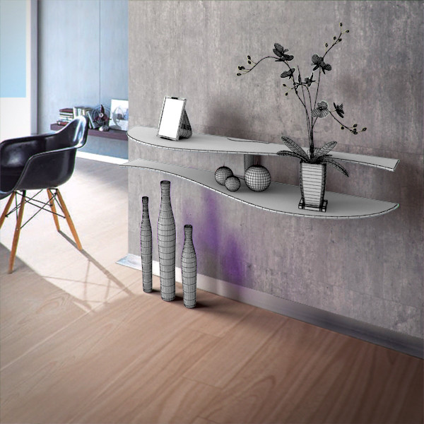3d foye console - Foye Console by RTEwork