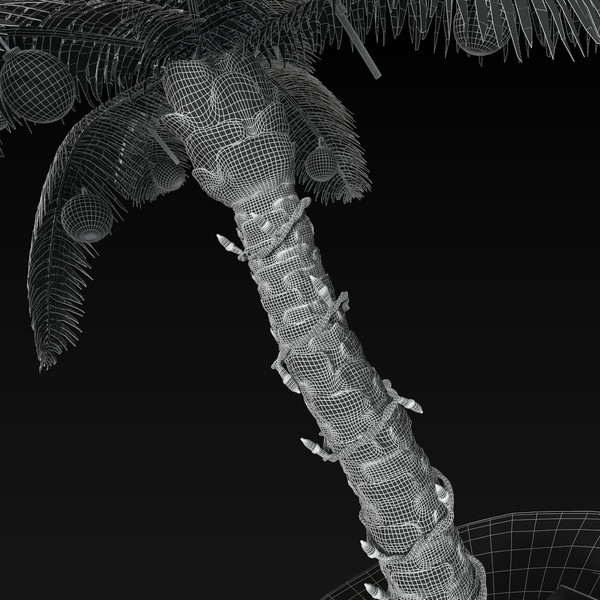 3d christmas palm tree model - Christmas Palm Tree by abramsdesign