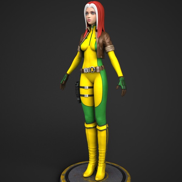 comic action morph targets 3d max - Maya - Action Girl + Morph Targets by Bitmapworld