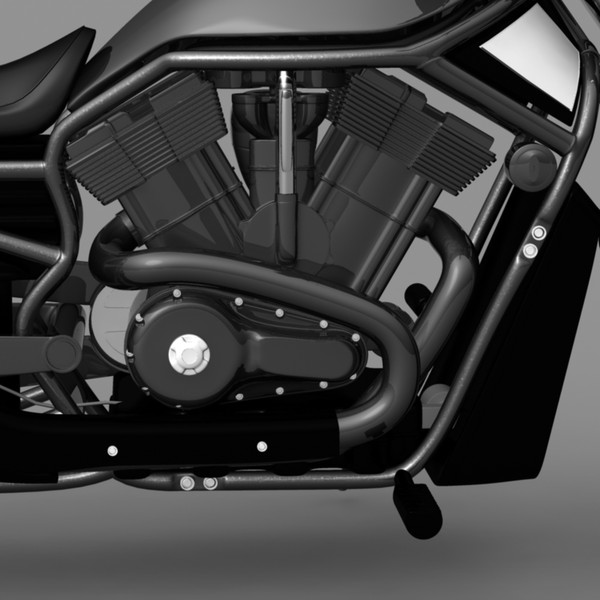 harley davidson 3d model - Harley Davidson Night Rod Special by reaktorCGI