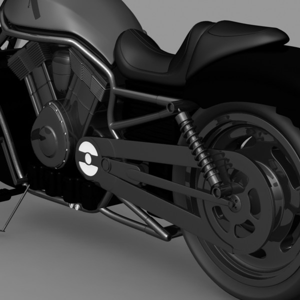 harley davidson 3d model - Harley Davidson Night Rod Special by reaktorCGI