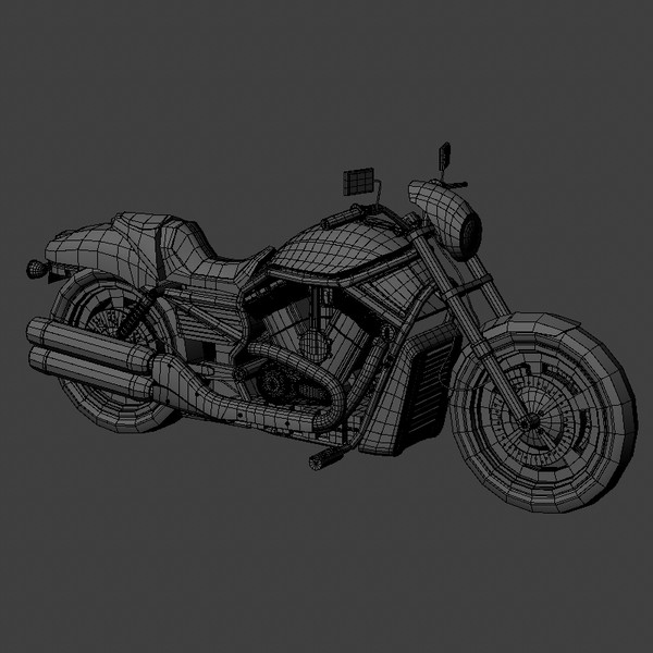 harley davidson 3d model - Harley Davidson Night Rod Special by reaktorCGI