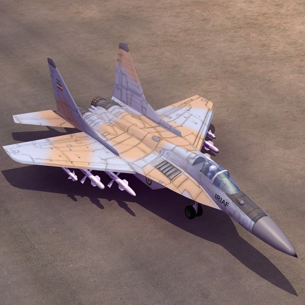 3d iranian air force mig29 model - Mig29 Iranian Air Force... by ES3DStudios