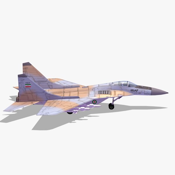 3d iranian air force mig29 model - Mig29 Iranian Air Force... by ES3DStudios
