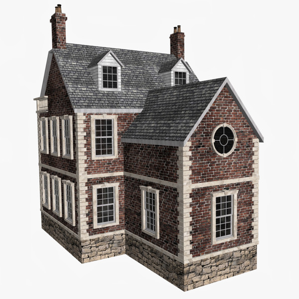 3dsmax house old english - Old English House... by chaosfractal