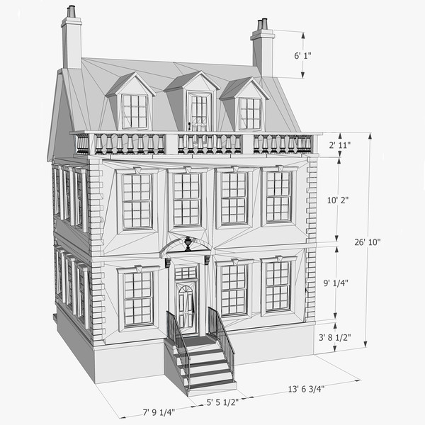 3dsmax house old english - Old English House... by chaosfractal