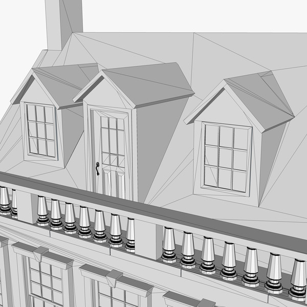 3dsmax house old english - Old English House... by chaosfractal