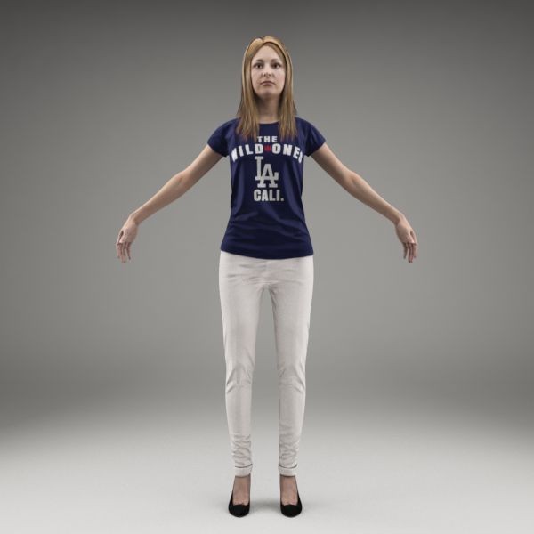 3d axyz character human - CWom0018-M3-CS by axyzdesign
