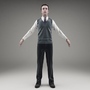 axyz character human 3d model