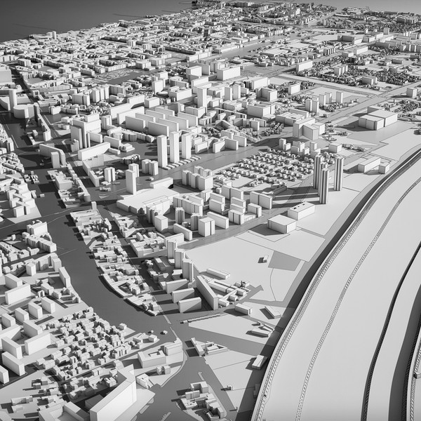 3ds max city zagreb - 3d Zagreb City by ignasius