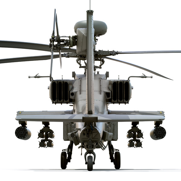 max boeing ah-64d apache longbow - Boeing AH-64D Apache Longbow Attack Helicopter by cgshape