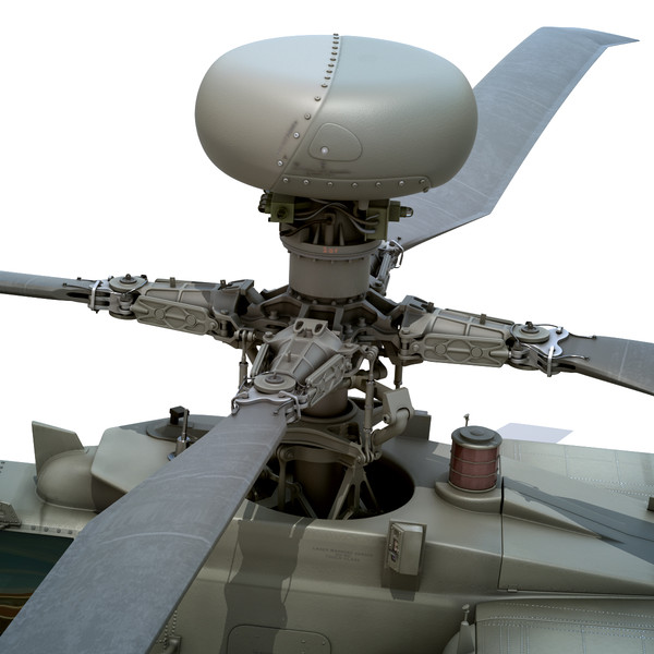 max boeing ah-64d apache longbow - Boeing AH-64D Apache Longbow Attack Helicopter by cgshape