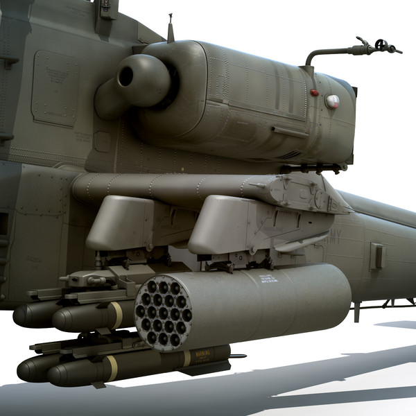 max boeing ah-64d apache longbow - Boeing AH-64D Apache Longbow Attack Helicopter by cgshape
