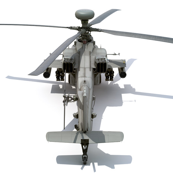 max boeing ah-64d apache longbow - Boeing AH-64D Apache Longbow Attack Helicopter by cgshape