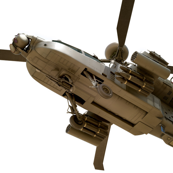 max boeing ah-64d apache longbow - Boeing AH-64D Apache Longbow Attack Helicopter by cgshape