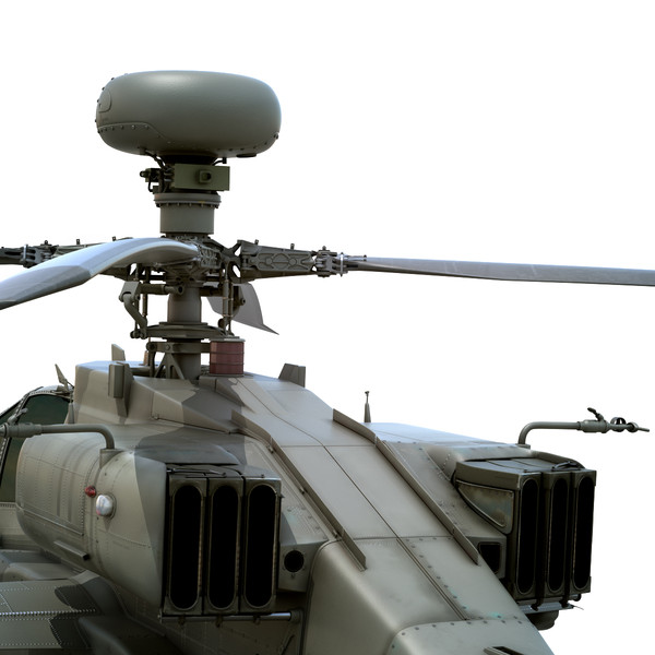 max boeing ah-64d apache longbow - Boeing AH-64D Apache Longbow Attack Helicopter by cgshape