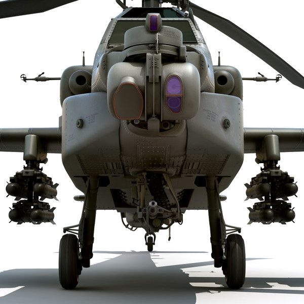 max boeing ah-64d apache longbow - Boeing AH-64D Apache Longbow Attack Helicopter by cgshape