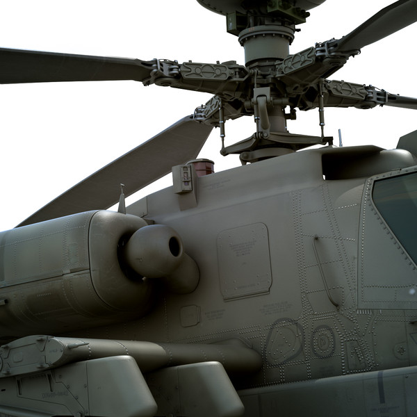 max boeing ah-64d apache longbow - Boeing AH-64D Apache Longbow Attack Helicopter by cgshape