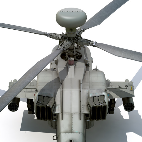 max boeing ah-64d apache longbow - Boeing AH-64D Apache Longbow Attack Helicopter by cgshape
