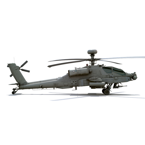 max boeing ah-64d apache longbow - Boeing AH-64D Apache Longbow Attack Helicopter by cgshape