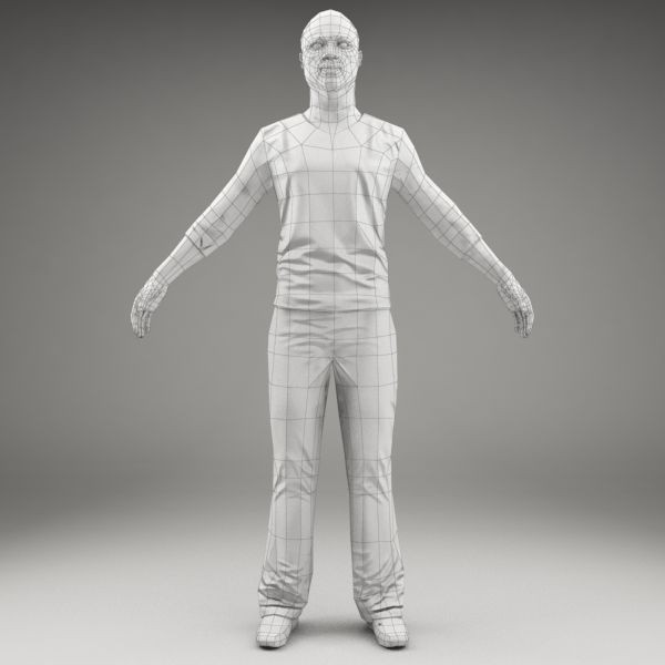 3d model axyz character human - CMan0012-M3-CS by axyzdesign