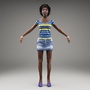 axyz body character human 3d max