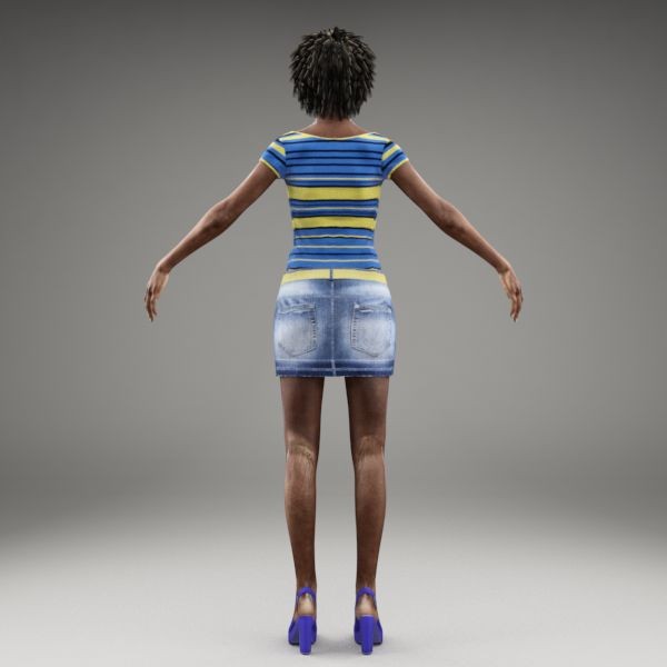 axyz body character human 3d max - CWom0014-M3-CS... by axyzdesign