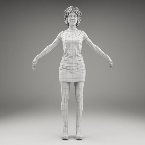 axyz body character human 3d max - CWom0014-M3-CS... by axyzdesign