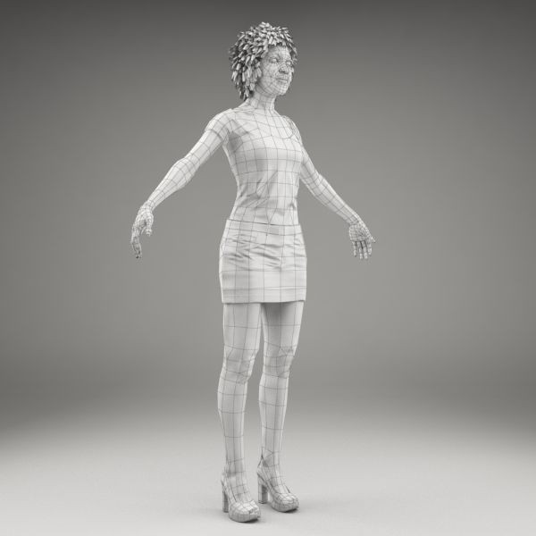 axyz body character human 3d max - CWom0014-M3-CS... by axyzdesign