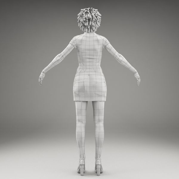 axyz body character human 3d max - CWom0014-M3-CS... by axyzdesign