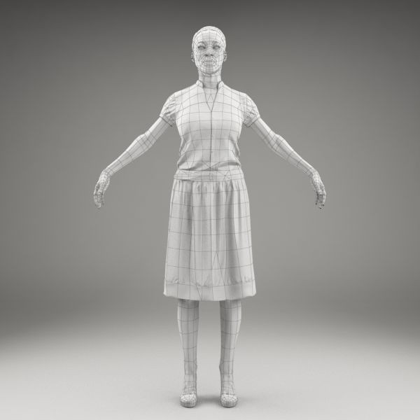 maya axyz character human - CWom0015-M3-CS by axyzdesign