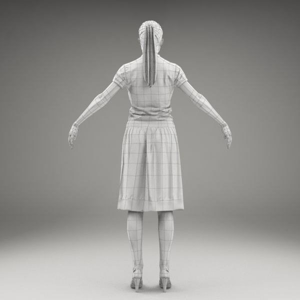 maya axyz character human - CWom0015-M3-CS by axyzdesign