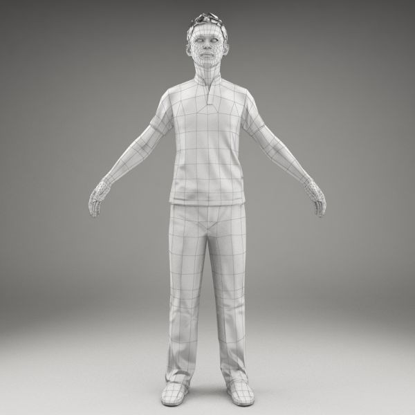 3d axyz character human model - AsMan0002-M3-CS... by axyzdesign