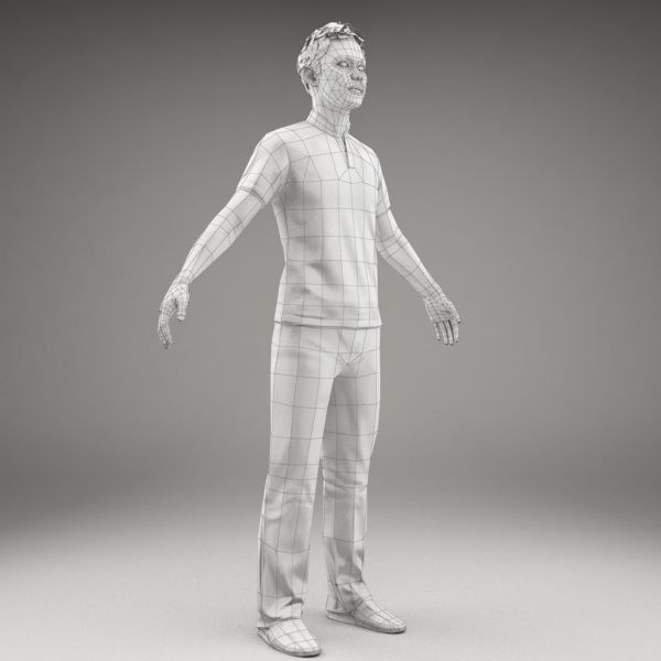 3d axyz character human model - AsMan0002-M3-CS... by axyzdesign