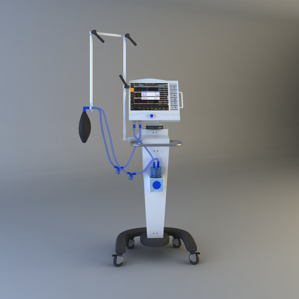 max hospital ventilator - Hospital Ventilator by platinum3dmodels