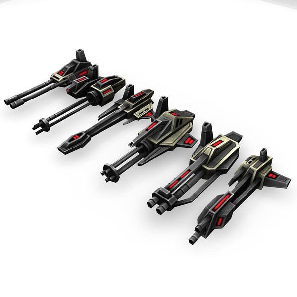 6 jet fighters 3d model - 6_jet_fighters.rar by Angryfly