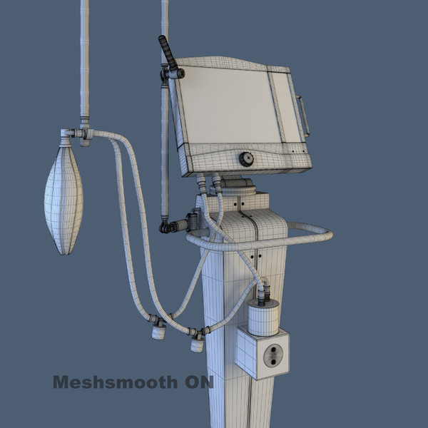 max hospital ventilator - Hospital Ventilator by platinum3dmodels